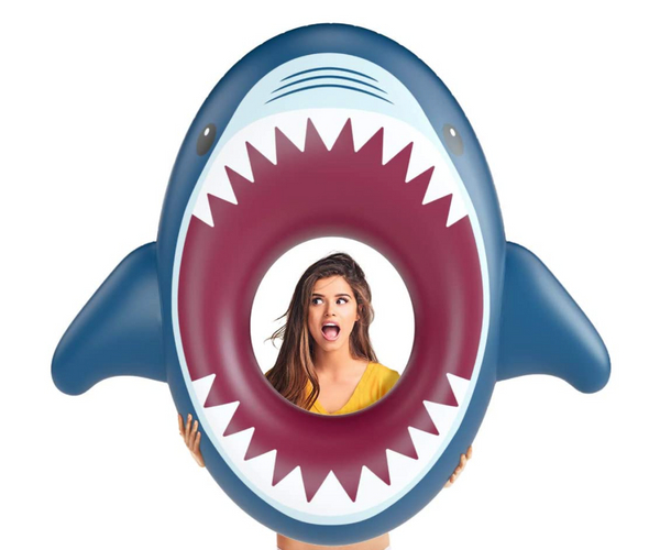 Giant Shark Pool Float