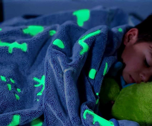 Glow In The Dark Dinosaur Blanket
