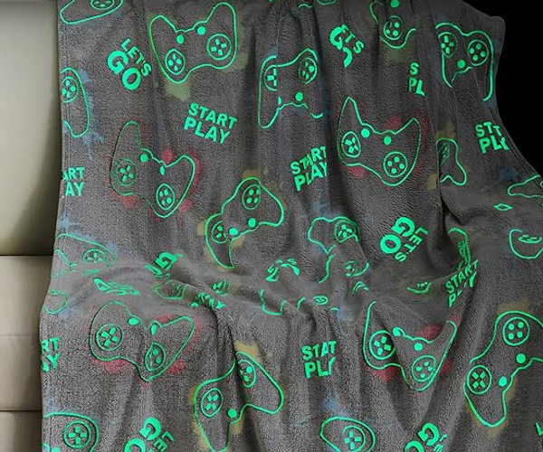 Glow in the Dark Gaming Blanket