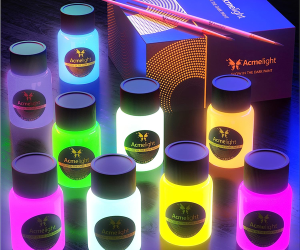 Glow in the Dark Paint Set
