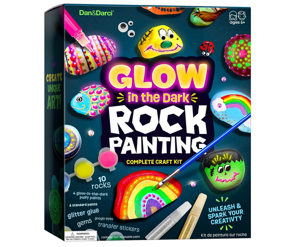 Glow in the Dark Rock Painting Set