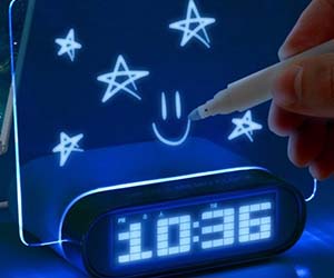 Glowing Memo Alarm Clock