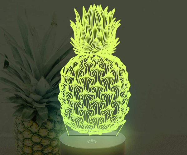 Glowing Pineapple Night Light