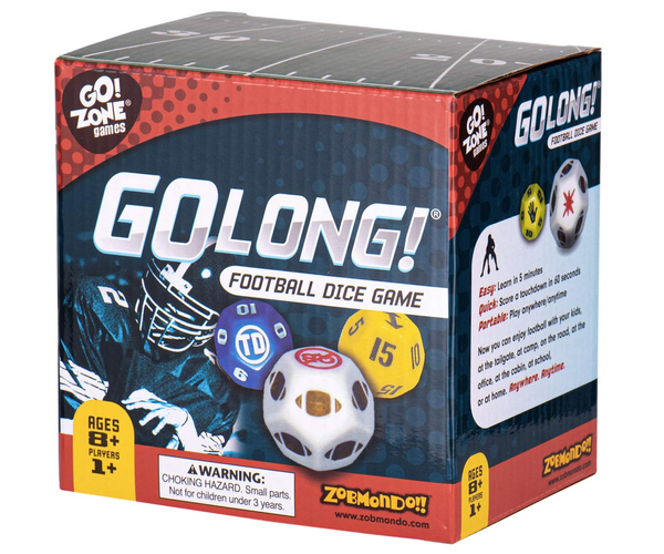 Go Long Football Dice Game