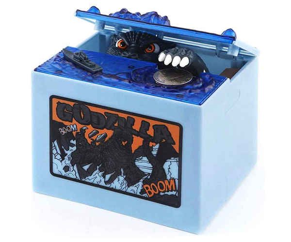 Godzilla Coin Stealing Bank