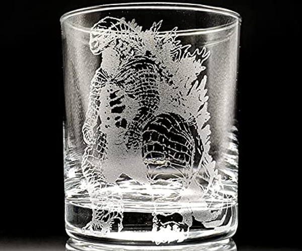 Godzilla Engraved Whiskey Glass