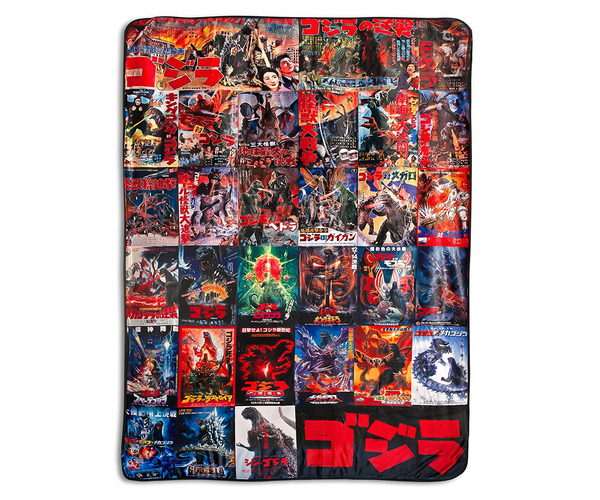 Godzilla Sherpa Fleece Blanket
