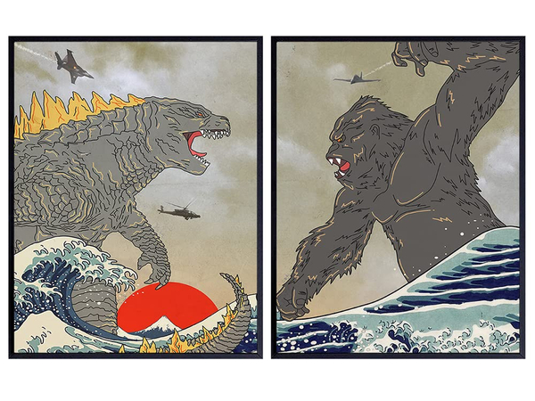 Godzilla vs Kong Poster Duo