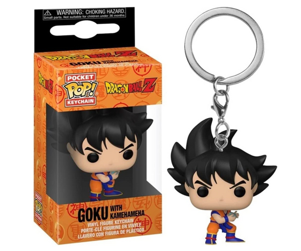 Goku with Kamehameha Keychain