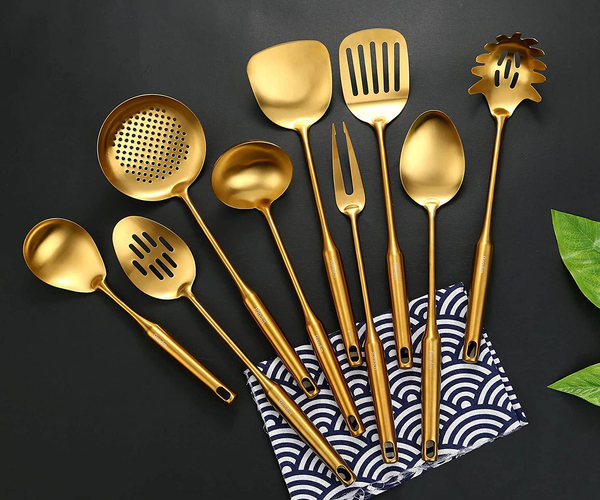 Gold Kitchen Utensil Set