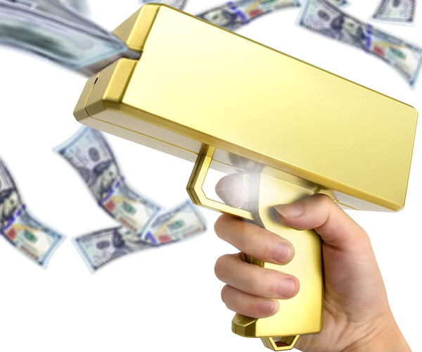 Gold Money Gun
