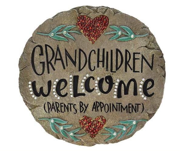 Grandchildren Welcome Garden Stone