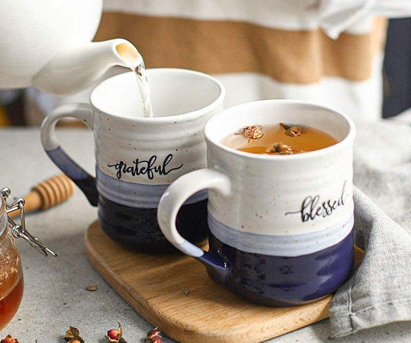 Grateful and Blessed Coffee Mugs