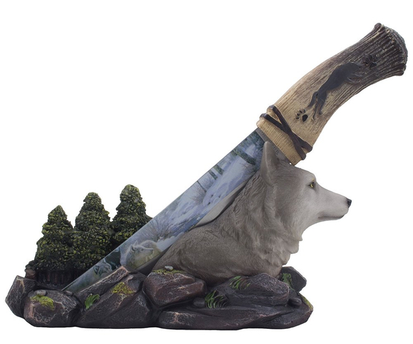 Gray Wolf Hunting Knife Holder