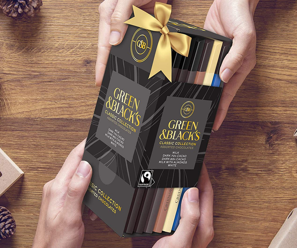 Green and Black Classic Chocolate Gift Box