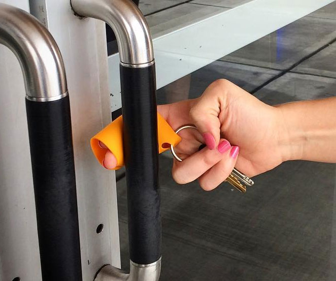 Gryp Keychain Silicone Door Opener