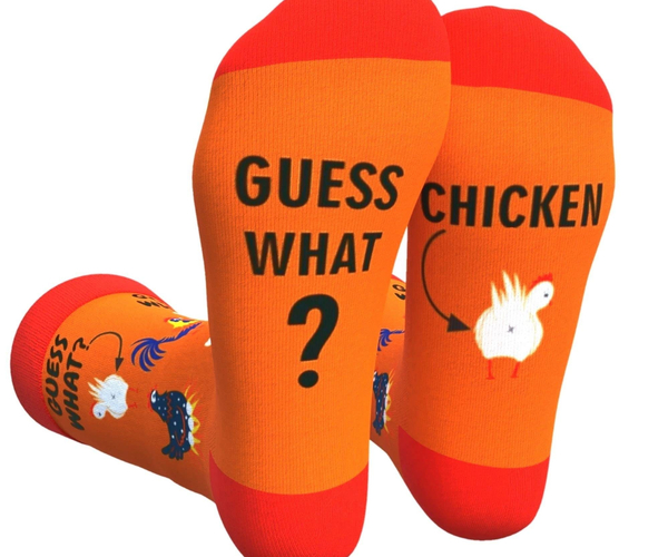 Guess What Chicken Butt Socks
