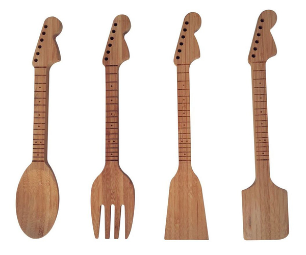 Guitar Neck Shaped Kitchen Cooking Utensil Set