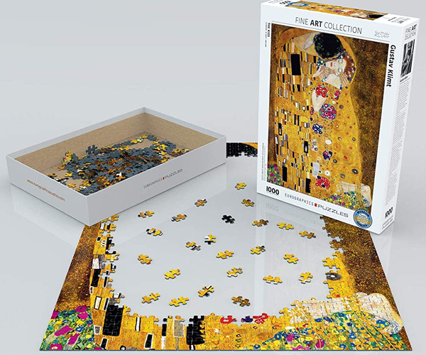 Gustav Klimt The Kiss Painting Puzzle