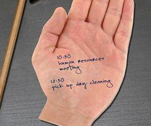 Human Hand Sticky Notes