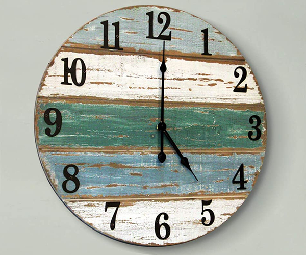 Handmade Beach Clock