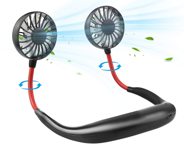 Hands-Free Wearable Personal Misting Fan