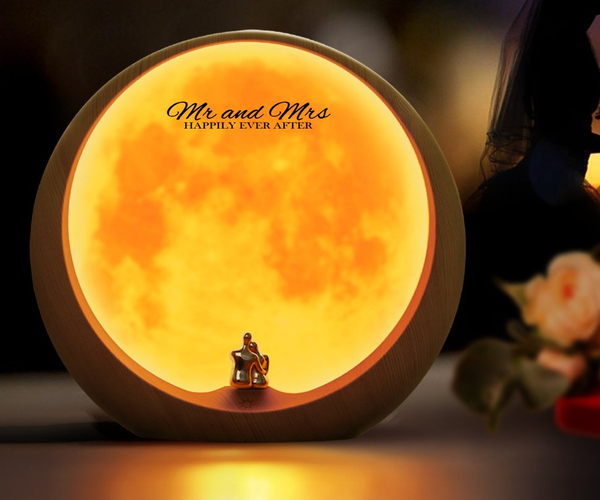 Happily Ever After Moon Lamp