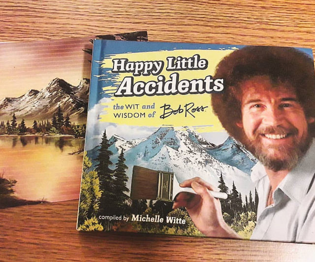 Happy Little Accidents Bob Ross Book