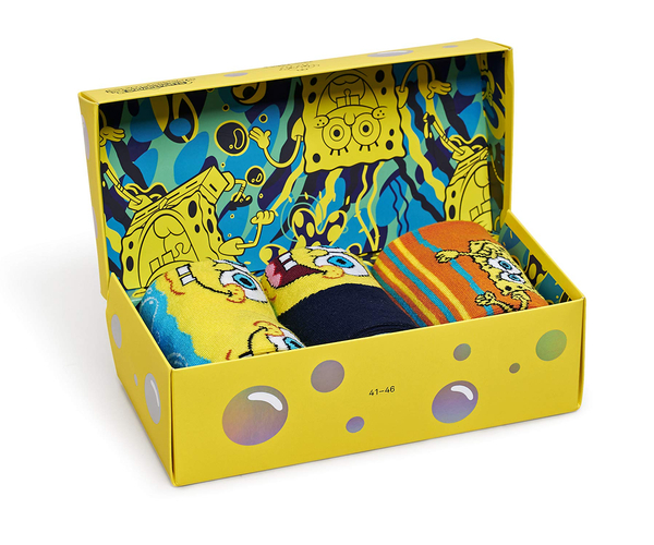 Happy Socks 3 Pack of Spongebob Socks