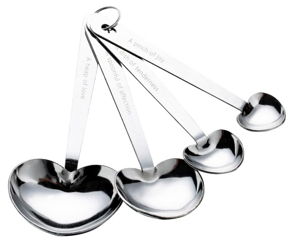 Heart Shaped Measuring Spoon Favor