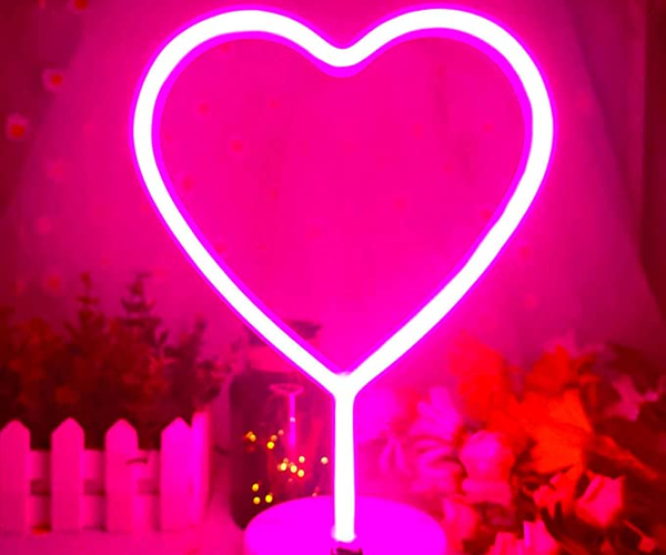 Heart Shaped Neon LED Lamp