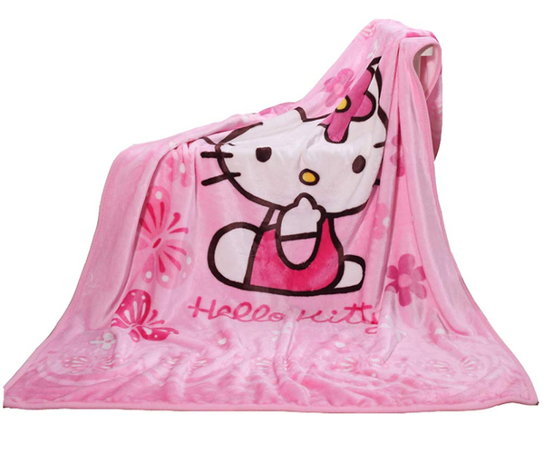 Hello Kitty Fuzzy Blanket