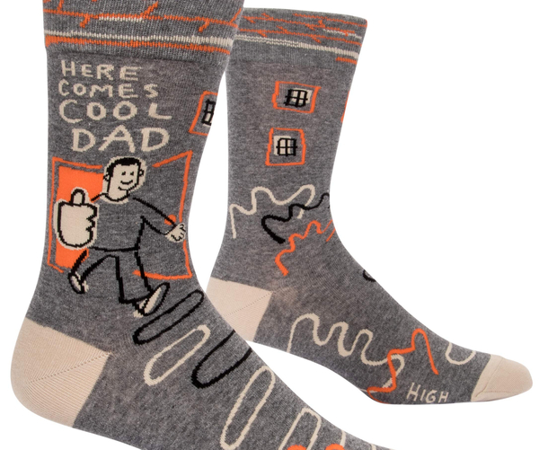 Here Comes Cool Dad Funny Socks