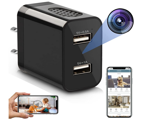 Hidden Camera Cell Phone Charger