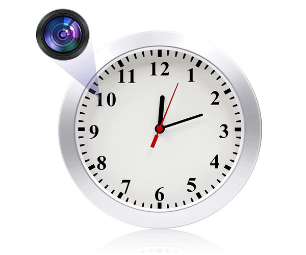 Hidden Camera Clock