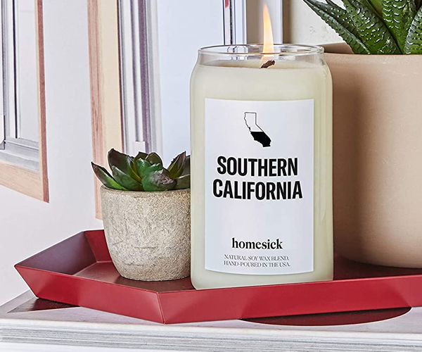 Homesick California Scented Candles