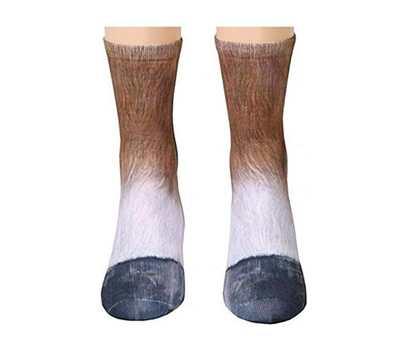 Horse Hoof Novelty Socks