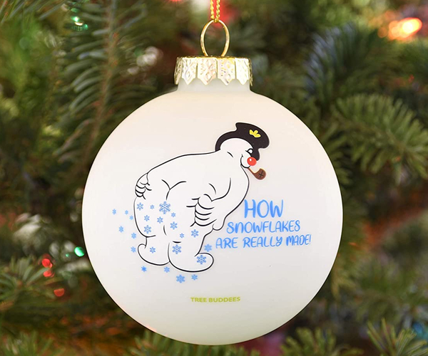 How Snowflakes Are Really Made Funny Ornament