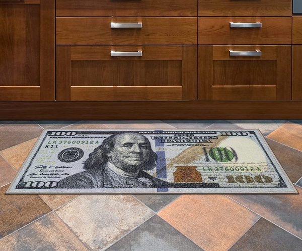 Hundred Dollar Bill Rug