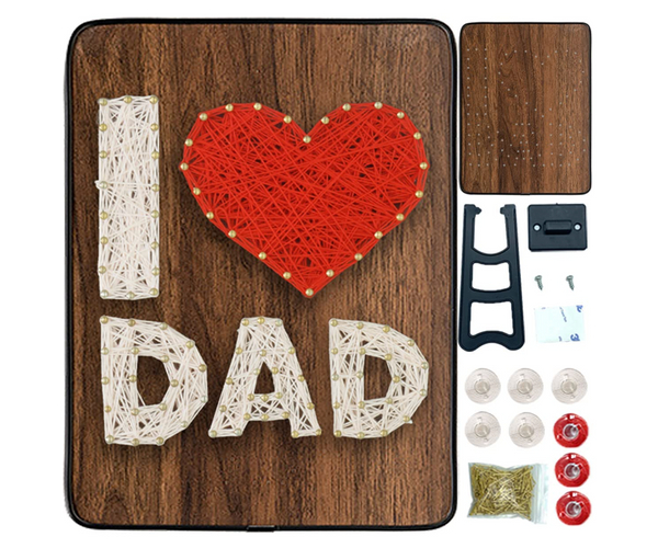 I Heart Dad String Art Kit
