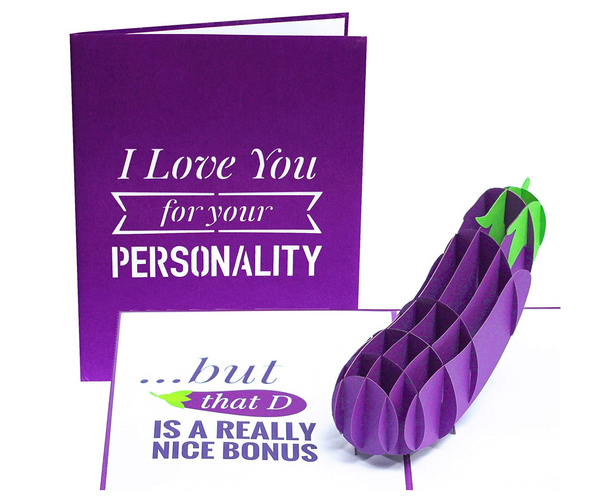 I Love Your Personality Pop Up Card