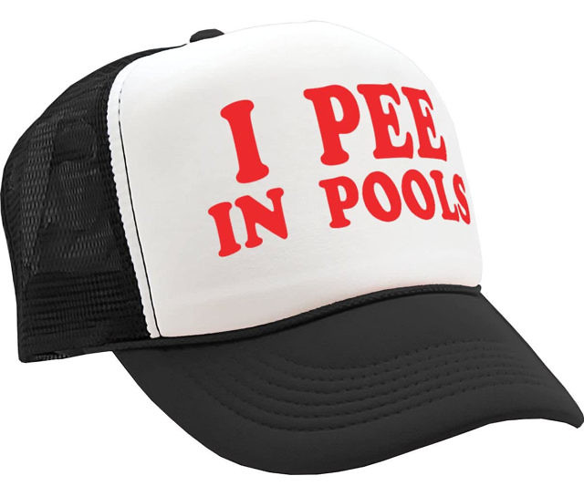 I Pee In Pools Hat