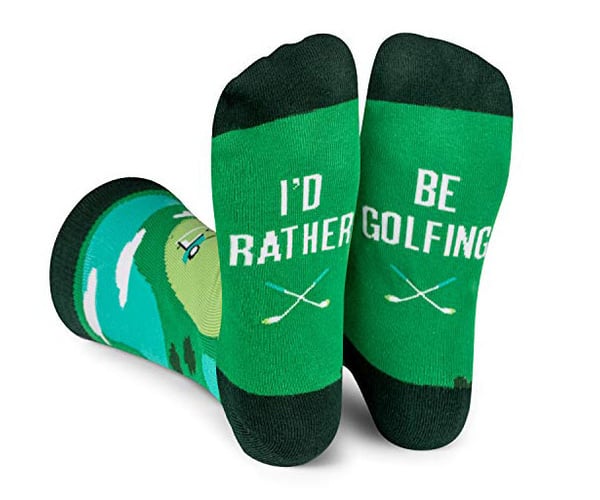 I'd Rather Be Golfing Socks