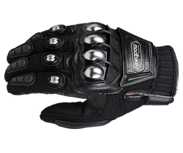 ILM Alloy Steel Knuckle Motorcycle Gloves