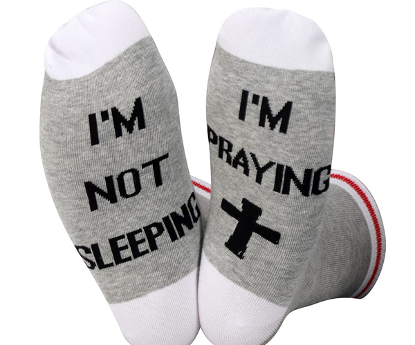 I'm Not Sleeping Funny Pastor Socks