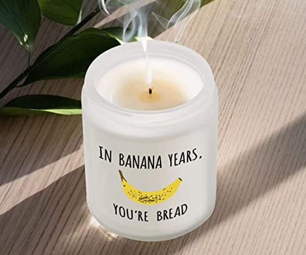 In Banana Years You're Bread Funny Candle