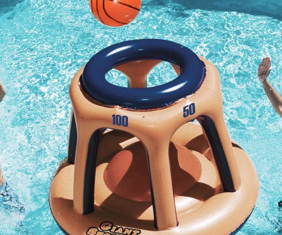 Inflatable Pool Basketball Hoop