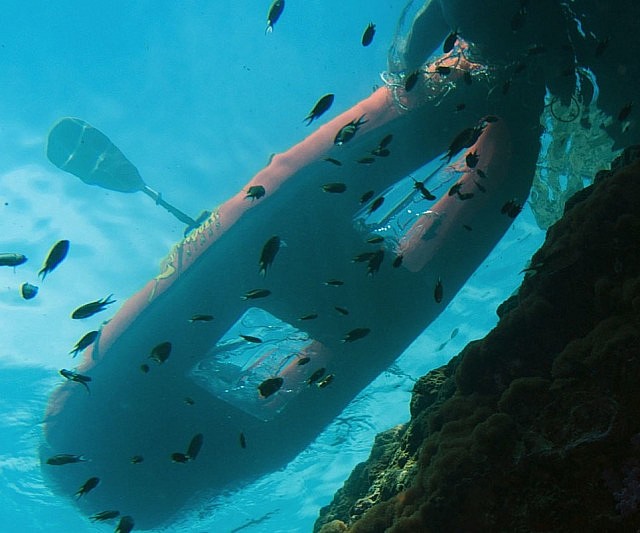 Inflatable Clear Botton Kayak
