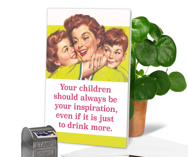 Inspiration to Drink More Card
