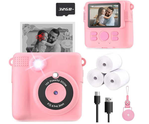 Instant Print Camera for Kids